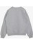 Kız Çocuk Sweatshirt Şaşkın Kız Baskılı 9-14 Yaş, Gri Melanj 2