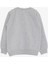 Kız Çocuk Sweatshirt Unicorn Baskılı 2-6 Yaş, Gri Melanj 2