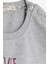 Kız Çocuk Sweatshirt Unicorn Baskılı 2-6 Yaş, Gri Melanj 3