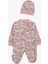 Kız Bebek Patikli Tulum Unicorn Desenli Gökyüzü Temalı 0-3 Ay-6 Ay, Pembe 2