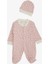Kız Bebek Patikli Tulum Puantiye Desenli 0-3 Ay-6 Ay, Pembe 1