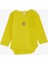 Erkek Bebek Çıtçıtlı Zıbın Body Aslancık Baskılı 9 Ay-3 Yaş, Neon Sarı 1