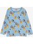 Erkek Bebek Pijama Takımı Mutlu Köpecikler Desenli 9 Ay-3 Yaş, Açık Mavi 3