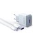 Hhm_ Sony Xperia M4 Aqua Uyumlu Mikro USB Girişli 3.0 Amper Adaptör+Kablo Şarj Aleti -Q30 1