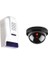 LR-OS30D Caydırıcı Alarm Sireni + Lorex LR-SK04 Dome Dış Ortam Maket Caydırıcı Dummy Kamera 1