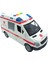 PopŞeker Ambulans Sesli Işıklı Kapıları Açılan 21CM. Sürtmeli Oyuncak Ambulans 1