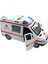 PopŞeker Ambulans Sesli Işıklı Kapıları Açılan 21CM. Sürtmeli Oyuncak Ambulans 3