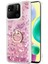 Xiaomi Redmi 10A Kılıf Glitter Liquid Holder Pembe 1