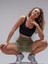 Dublin Biker Örme Kumaş Seamless Model Fitilli Şort Camel Renk 4