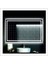 65X90 cm Günışığı Ledli Tasarım Kumlamalı Banyo Aynası Makyaj Aynası Işıklı Ayna 5