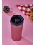 Çelik Kupa Bardak Termos - 400 ml Paslanmaz Çelik Bardak Pembe 2050 3