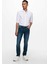 Erkek Onscaiden Slim Fit Keten Gömlek 22012321 Beyaz 2