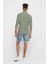 Erkek Onscaiden Slim Fit Keten Gömlek 22012321 Yeşil 2