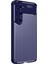 Casestreet Samsung Galaxy S23 Plus Kılıf Negro Silikon Karbon Kamera Korumalı +Nano Glass Lacivert 1