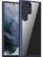Samsung Galaxy S23 Ultra Kılıf Alphin Impact Silikon Ultra Koruma Transparan Lacivert 1