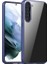 Samsung Galaxy S23 Kılıf Alphin Impact Silikon Ultra Koruma Transparan Lacivert 1
