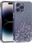 Apple iPhone 12 Pro Kılıf Damla Simli Diamond Alp Sert Silikon Pembe 1