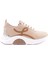 1013-23Y Kadin Bağcikli Yan Silver Taşli Strech Kalin Taban Sneakers Ayakkabi 1