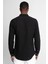 Slim Fit Uzun Kol Biyeli Yaka Düğmeli Keten Erkek Gömlek - Tudors 4