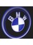 Oto Çizgi Bmw Araçlar Için Pilli Yapıştırmalı Kapı Altı LED Logo 1