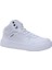 Beyaz Bağcıklı Boğazlı Basket Sneakers Spor Ayakkabı 1