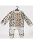Oeko-Tex Class 1 Sertifikalı Erkek Bebek Takım, Çıtçıtlı Kolej Ceket, Patchli Pantolon Set %100 Cotton Çıtçıtlı 1