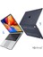 Apple MacBook Pro 2023 16 Inç M2 Pro/max A2780 ile Uyumlu Parlak Simli Kılıf Sert Glitter 4