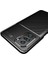 Xiaomi Poco F3 Kılıf Negro Karbon Desen Silikon + Ekran Koruyucu 2