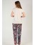 Kadın Vıscon Yarasa Kol Pijama Takım 4