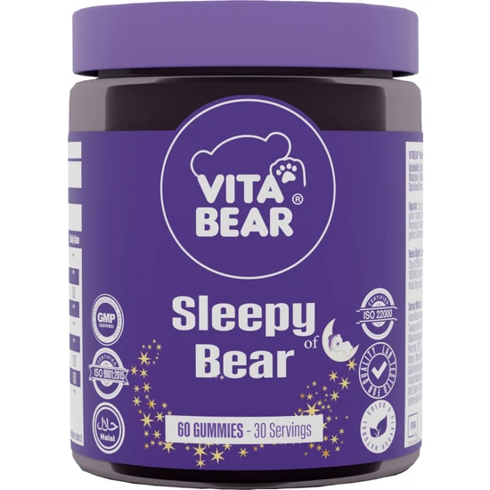 Vita Bear Sleepy Bear  Vitamin 60 Adet