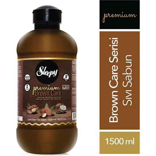 Sleepy Premium Brown Care Serisi Sıvı Sabun 1500 ml