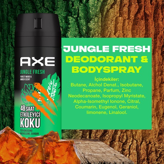Axe Erkek Sprey Deodorant Jungle Fresh 48 Saat Etkileyici Fiyatı