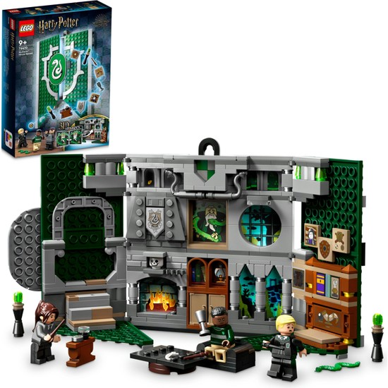 LEGO® Harry Potter# Slytherin# Binası Bayrağı 76410 - 9 Yaş ve Üzeri Harry Potter# Hayranı Çocuklar için Yaratıcı Oyuncak Yapım Seti (349 Parça)