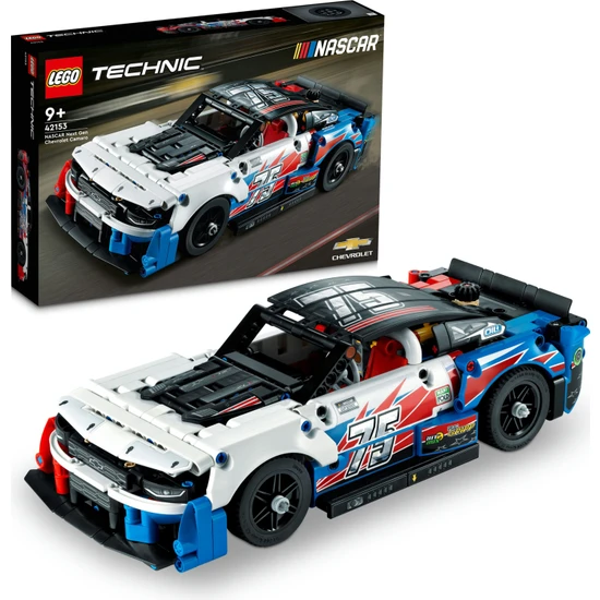 LEGO® Technic NASCAR® Yeni Nesil Chevrolet Camaro ZL1 42153 - Oyuncak Yarış Arabalarını Seven 9 Yaş ve Üzeri Çocuklar için Yaratıcı Oyuncak Yapım Seti (672 Parça)