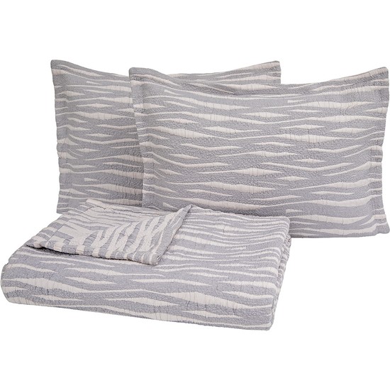 Yataş Bedding Joelle Çift Kişilik Yatak Örtüsü Seti Gri Fiyatı