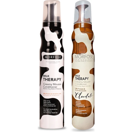 Morfose Milk Therapy Saç Köpüğü Chocolate 200 Ml+Milk Therapy Saç Köpüğü