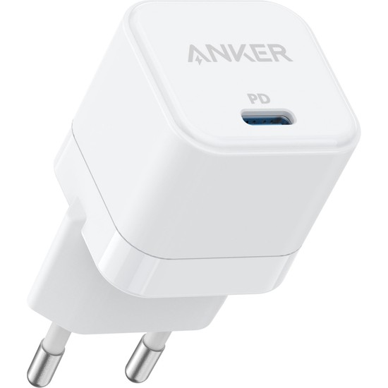 Anker PowerPort III Cube 20W USB-C Güç Adaptörü - Apple iPhone Hızlı Şarj Uyumlu - Beyaz - A2149 (Anker Türkiye Garantili)