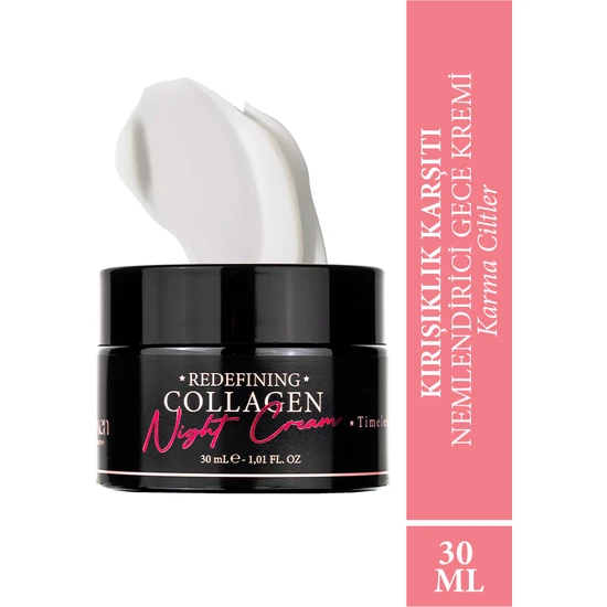 Pureexen Cosmetıcs Laboratory Redefining Collagen Night –tüm Ciltler Için Nemlendirici Gece Kremi