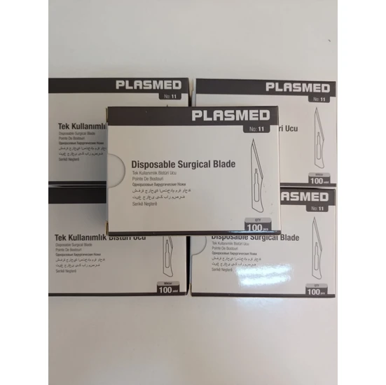 Plasmed 11 No Bısturi Ucu 3 Paket [ 300 Adet ]