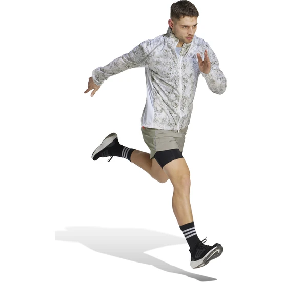 adidas Design For Running 2 In 1 Erkek Bej Şort