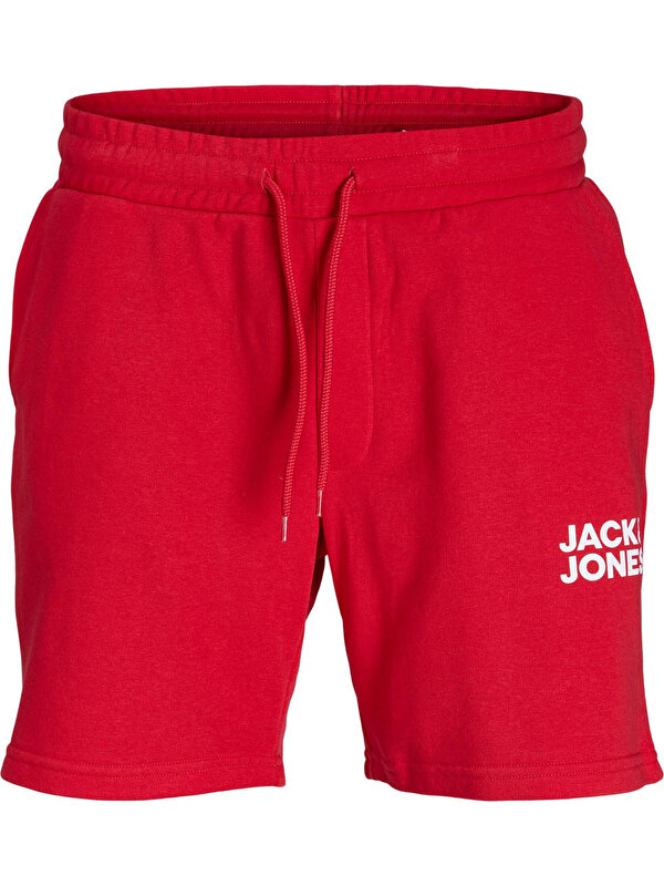 Jack & Jones Logo Baskılı Sweat Şort- Newsoft
