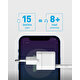 Anker PowerPort III Cube 20W USB-C Güç Adaptörü - Apple iPhone Hızlı Şarj Uyumlu - Beyaz - A2149 (Anker Türkiye Garantili)