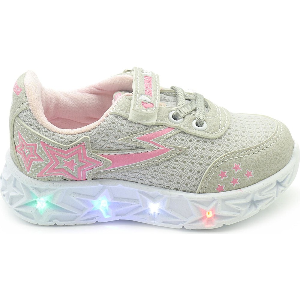 Kids World 3020 Işıklı Kız Çocuk Bebek Spor Ayakkabı 22