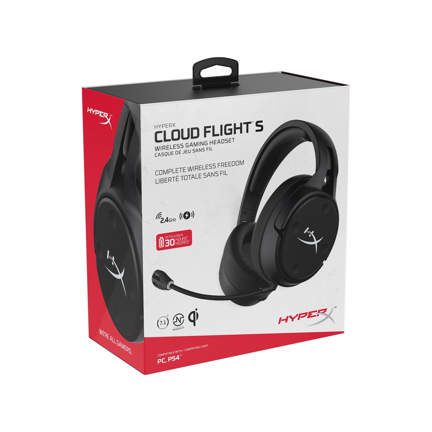 Как подключить hyperx cloud flight s к телефону