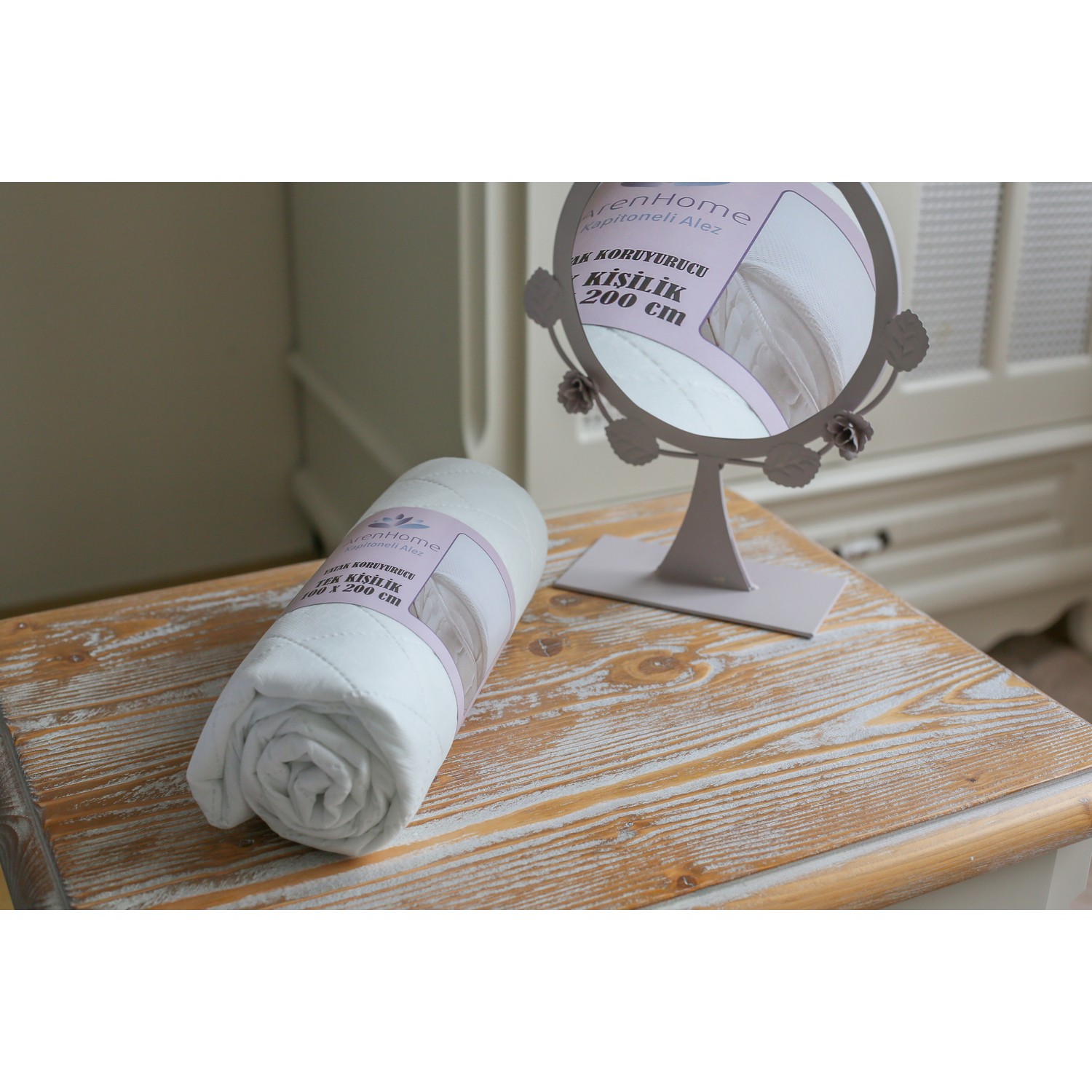 Aren Sıvı Geçirmez Yatak Koruyucu Alez Çift Kişilik 160 x