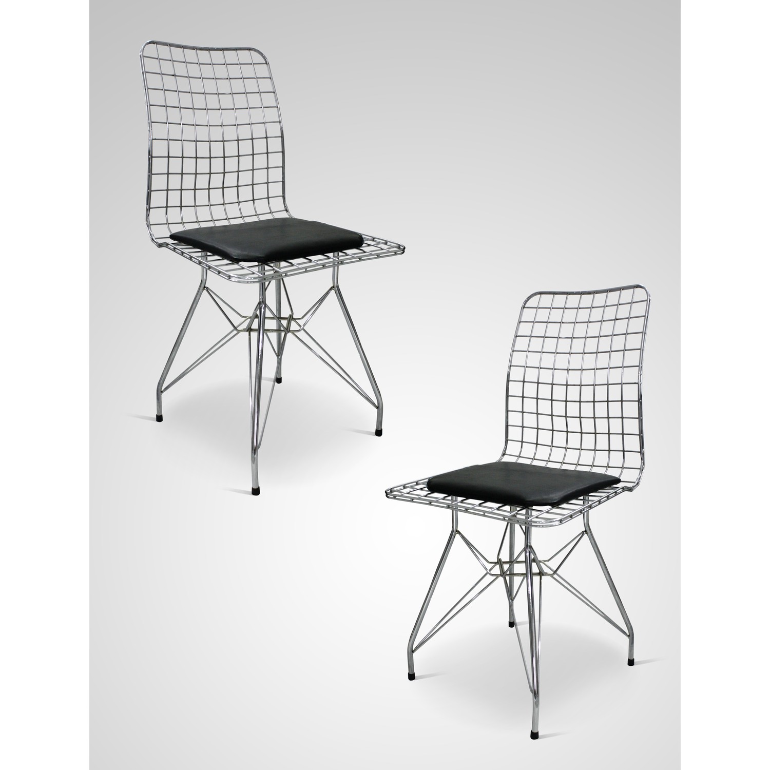 Hepsi Home Tel Sandalye Gümüş 2�Lı Fiyatı Taksit Seçenekleri