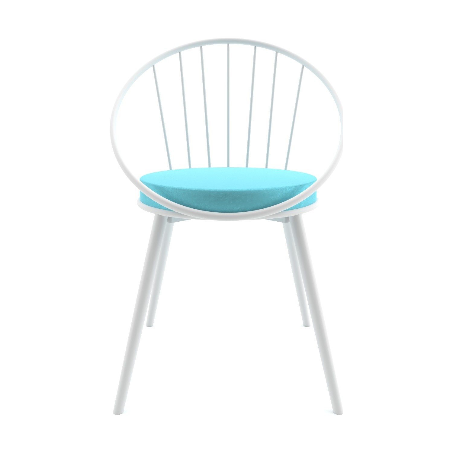 Evdemo Eylül Metal Tel Sandalye Turkuaz Fiyatı Taksit Seçenekleri