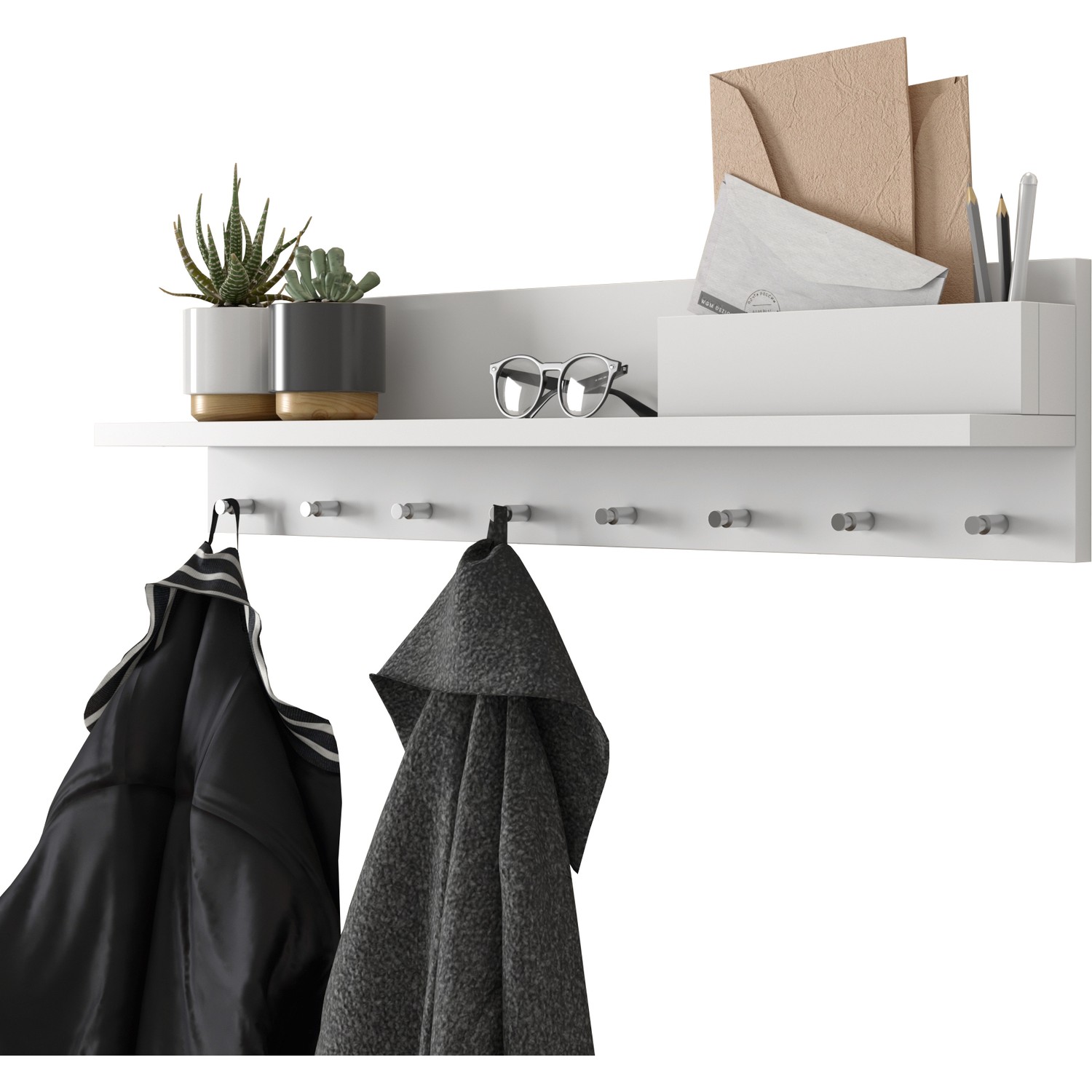 Rani P1 Modern Duvar Askısı Portmanto Askılık Beyaz Rani P1 Modern Duvar Askısı Portmanto Askılık Beyaz