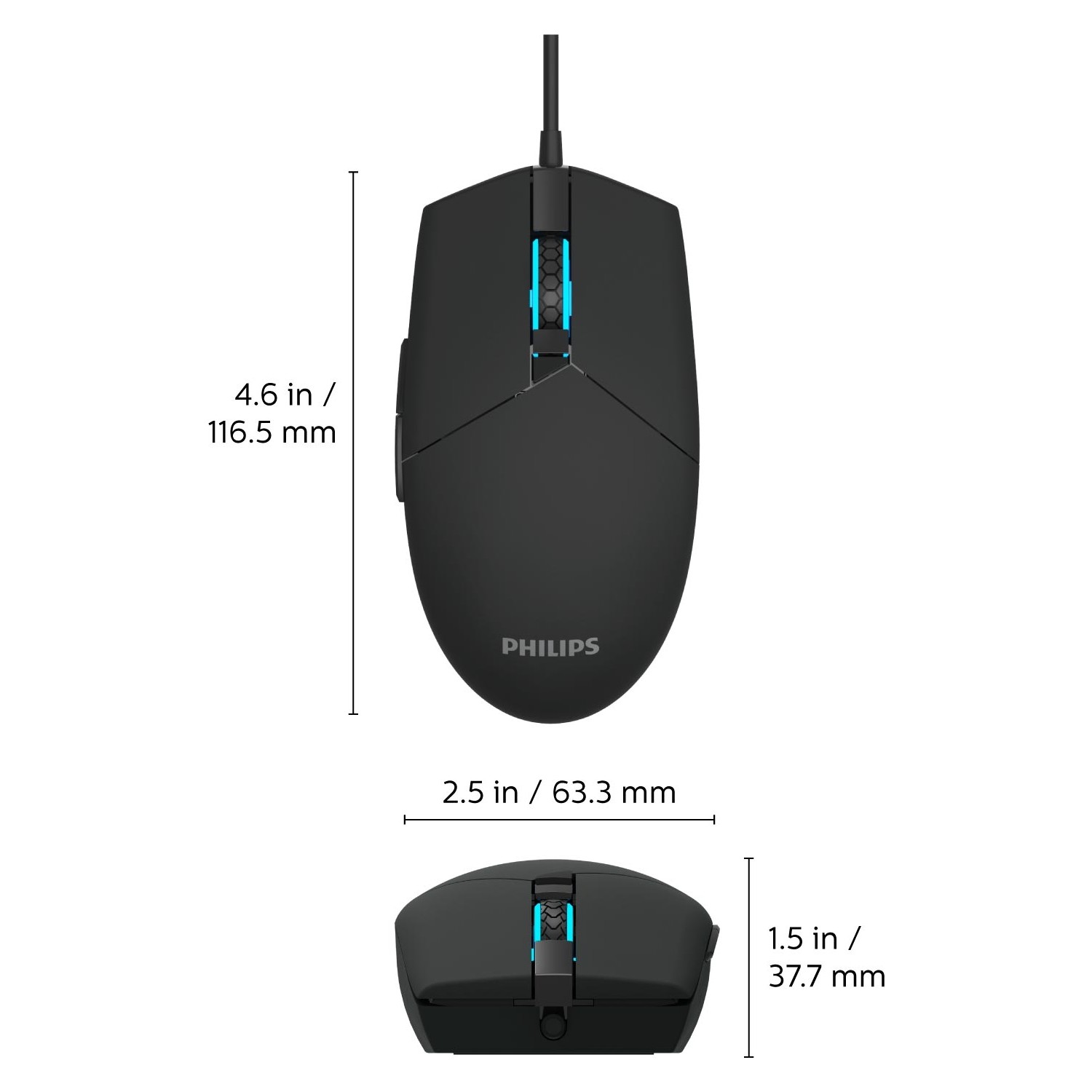 philips spk9304 gaming mouse