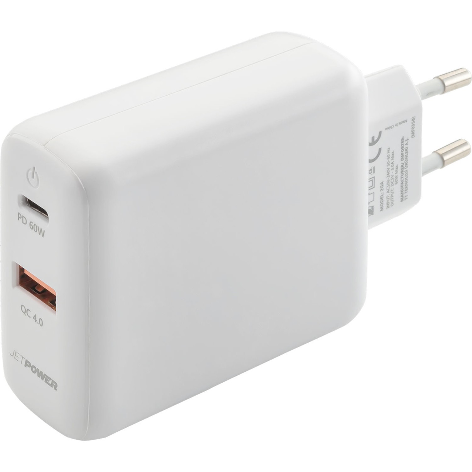 MF Product Jettpower 0358 Duvar Şarjı 60w Pd+Usb Beyaz Fiyatı MF Product Jettpower 0358 Duvar Şarjı 60w Pd+Usb Beyaz Fiyatı